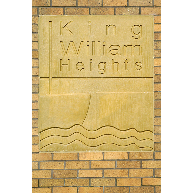 King William Heights carving
